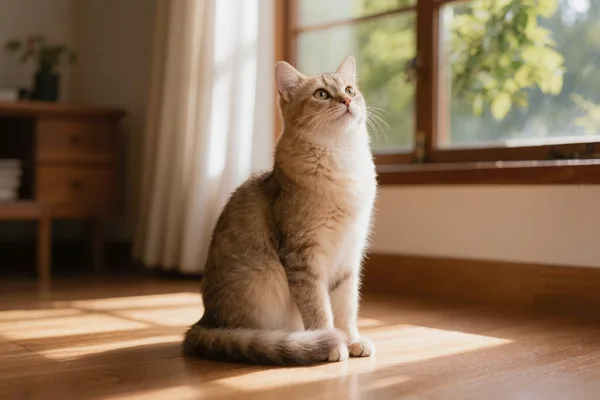 Pose per la statuetta del gatto